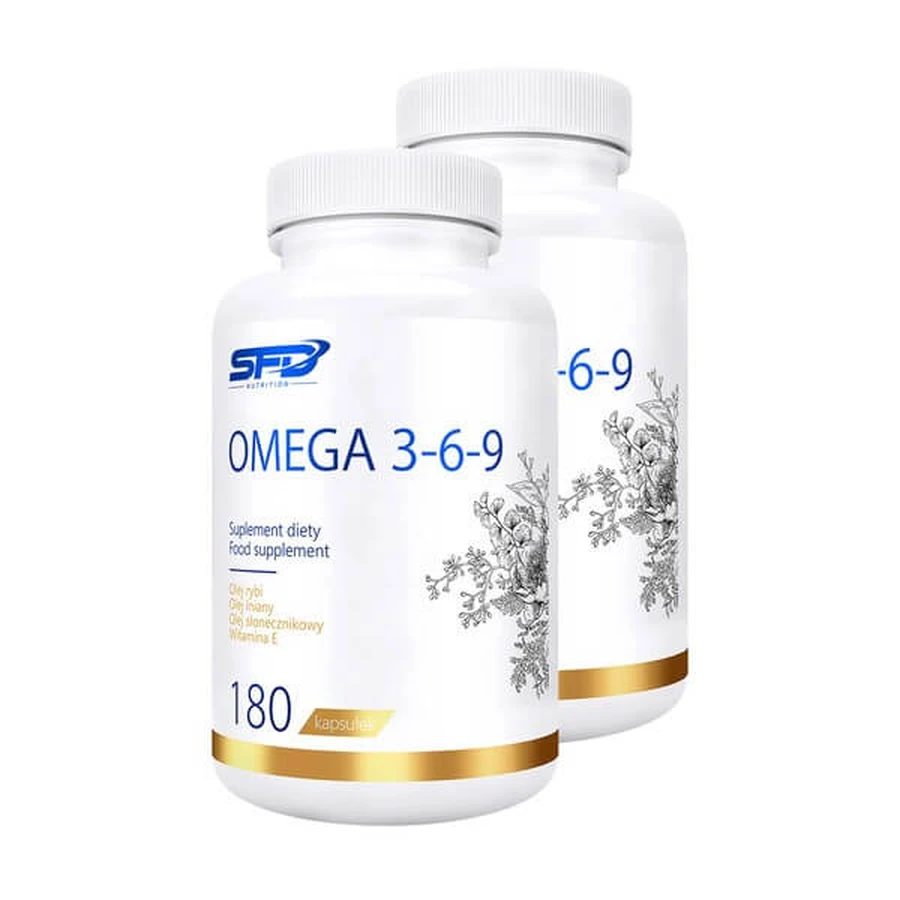 Set of 2x SFD Omega 3-6-9, capsule, 180 pcs.