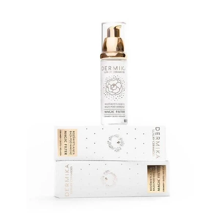 Dermika Luxury Ceramides, base de maquillaje iluminadora, 30 ml