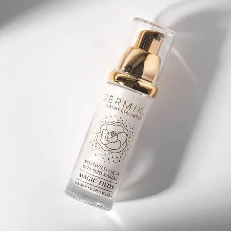 Dermika Luxury Ceramides, base de maquillaje iluminadora, 30 ml