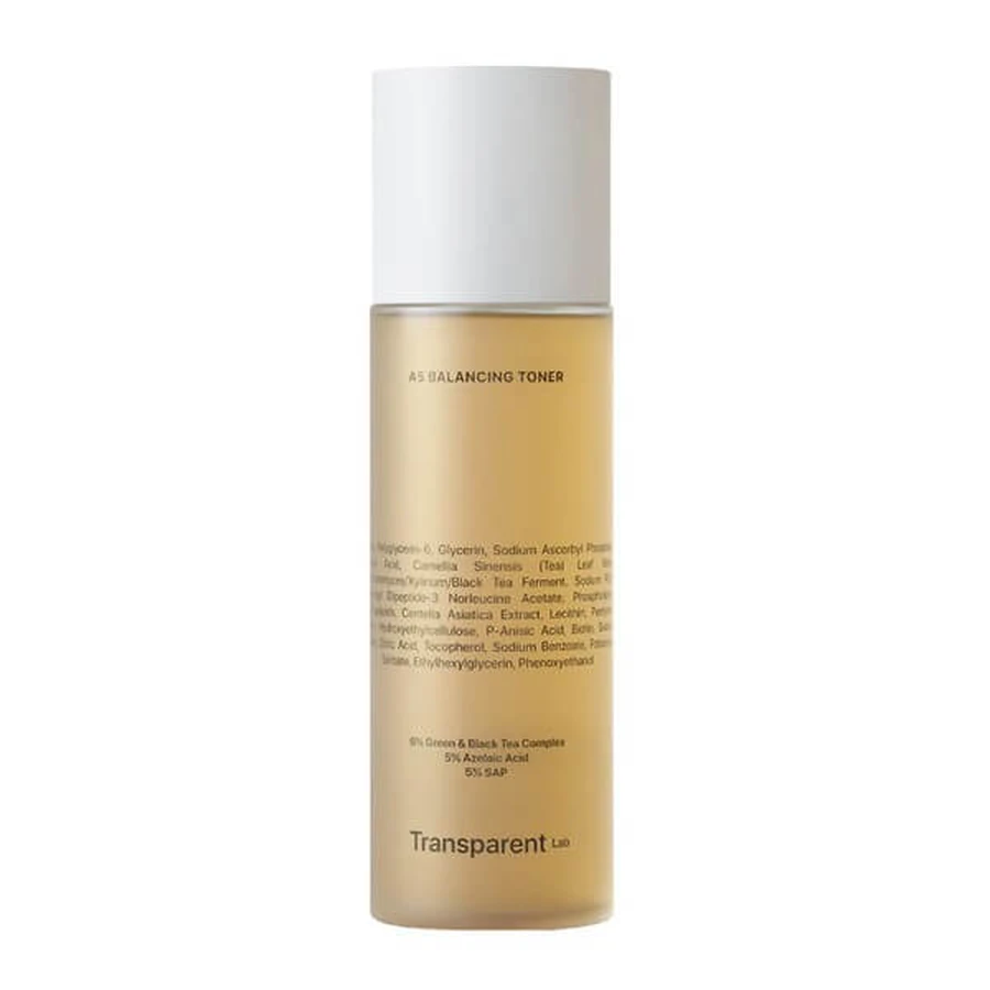 Transparent Lab, A5 Balancing Toner, verhelderende en antioxiderende gezichtstoner, 130 ml