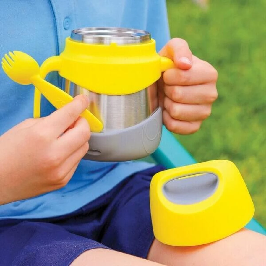 B.BOX, thermoskannen voor soep en lunch voor kinderen, Lemon Sherbet, 335ml