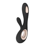 Lelo Soraya Wave Black, vibrateur de type bunny, 1 pc.