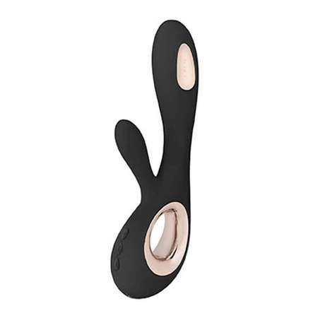 Lelo Soraya Wave Black, vibrateur de type bunny, 1 pc.