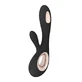 Lelo Soraya Wave Black, vibrateur de type bunny, 1 pc.