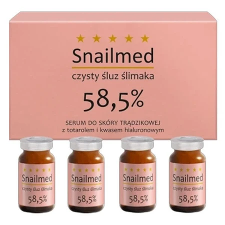 Snailmed, ser pentru ten acneic cu tomatrol și acid hialuronic, 4 x 8 ml