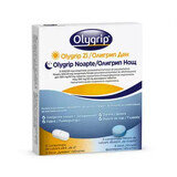 Olygrip Zi 500/60mg +Olygrip Noapte 500/25mg, 500/25mg, 12 comprimate + 4 comprimate filmate, McNeil