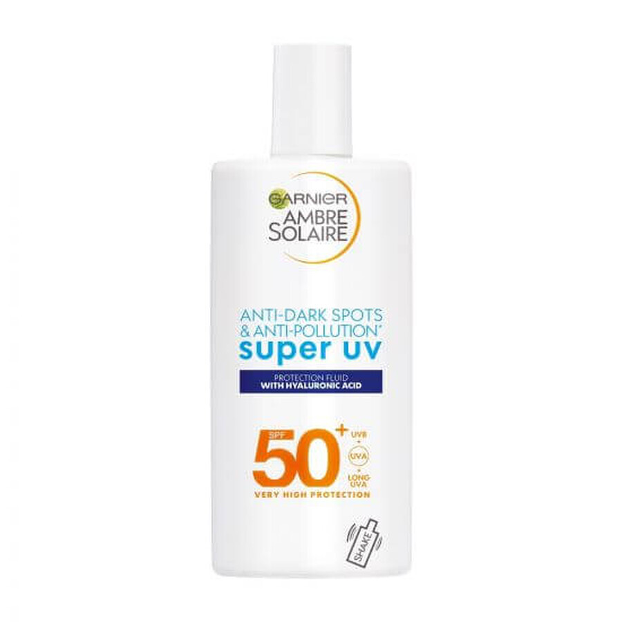 Crema viso anti-inquinamento con protezione solare SPF 50+ Ambre Solaire, 40 ml, Garnier