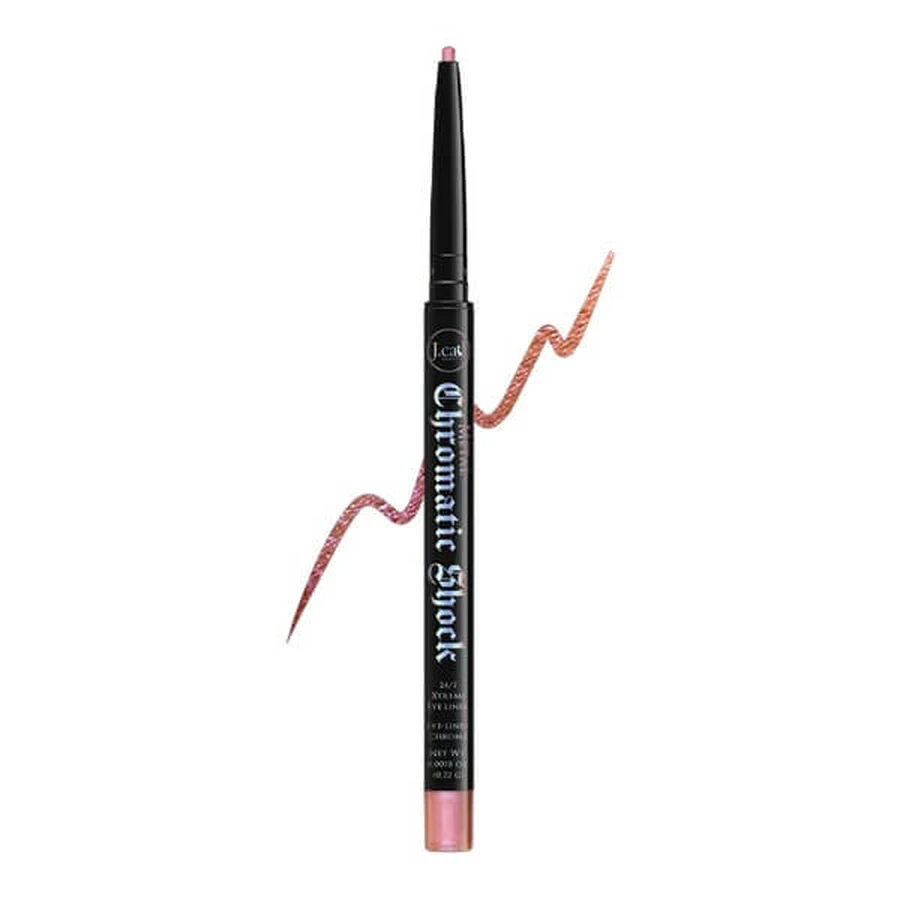 J.Cat Beauty Chromatic Shock 24/7 Xtreme Eyeliner 102, delineador de ojos metálico con purpurina, 0,22 g.