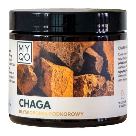 MYQO Chaga Chaga subcortical glossophore, capsules, 90 pcs.