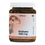 Wellbear Shiitake (madera dura japonesa) 400 mg, cápsulas, 60 uds.