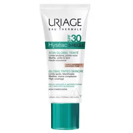 Getönte Creme mit SPF 30 Hyseac 3-Regul, 40 ml, Uriage