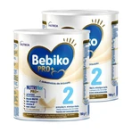 Lote de 2 Bebiko PRO+ 2, leche de continuación para lactantes de más de 6 meses, en polvo, 700 g