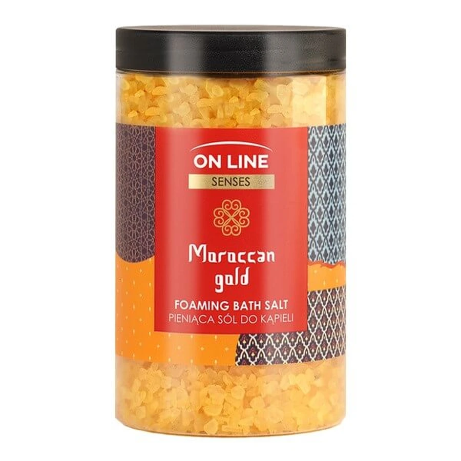 On Line Senses Moroccan Gold, schuimend badzout, 480 g