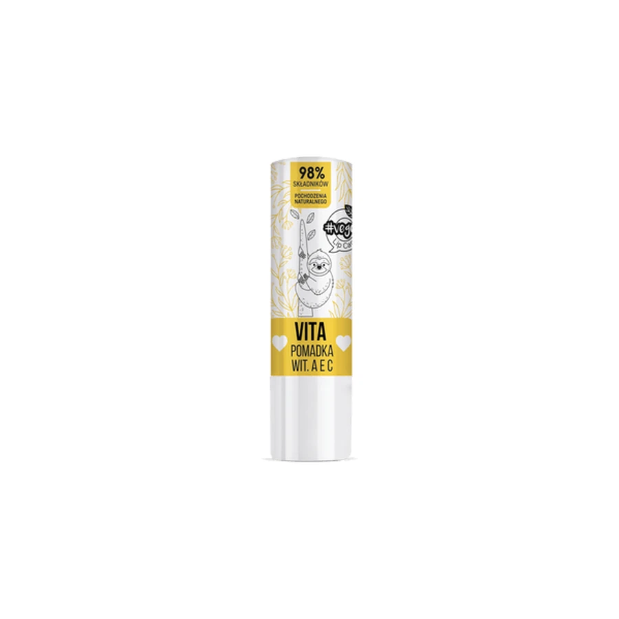 Flos-Lek Vege Lip Care Vita, vitamin A, E, C lipstick, 1 pc.