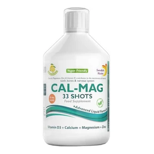 Swedish Nutra Cal-Mag, płyn, smak cytrynowy, 500 ml