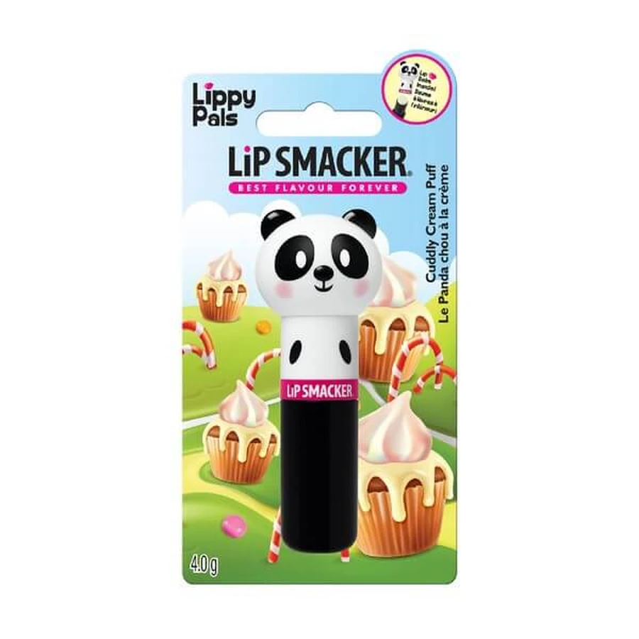 Lip Smacker Lippy Pals Cuddly Cream Puff Panda, luciu de buze, 4 g