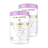 Lote de 2x Allnutrition ALLDEYNN CollaRose Pescado, sabor naranja, polvo, 300 g