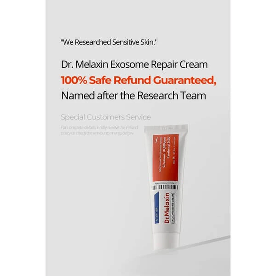 Dr.Melaxin Exosome Blemish Repair Cream, exosome herstellende crème voor onvolkomenheden, 50 ml