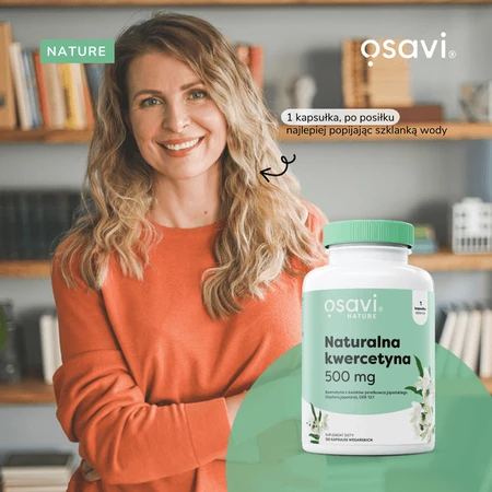 Osavi Natural Quercetin 500 mg, Kapseln, 60 Stück.