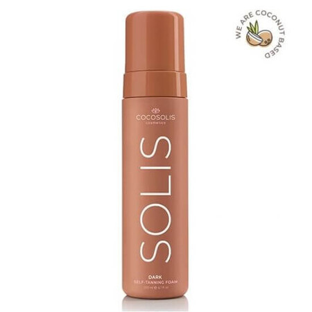 Espuma autobronceadora Solis Dark, 200 ml, Cocosolis