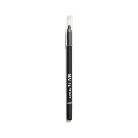 Gosh Matte Eye Liner, eyeliner mat, rezistent la apă, 002 Matt Black, 1.2 g