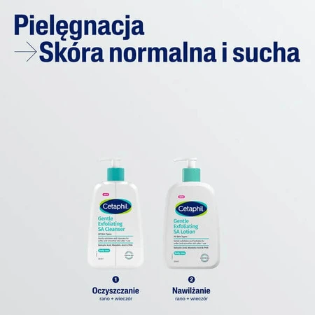 Cetaphil Gentle Exfoliating SA, łagodny żel złuszczający do mycia twarzy i ciała, 236 ml: ceny i cechy