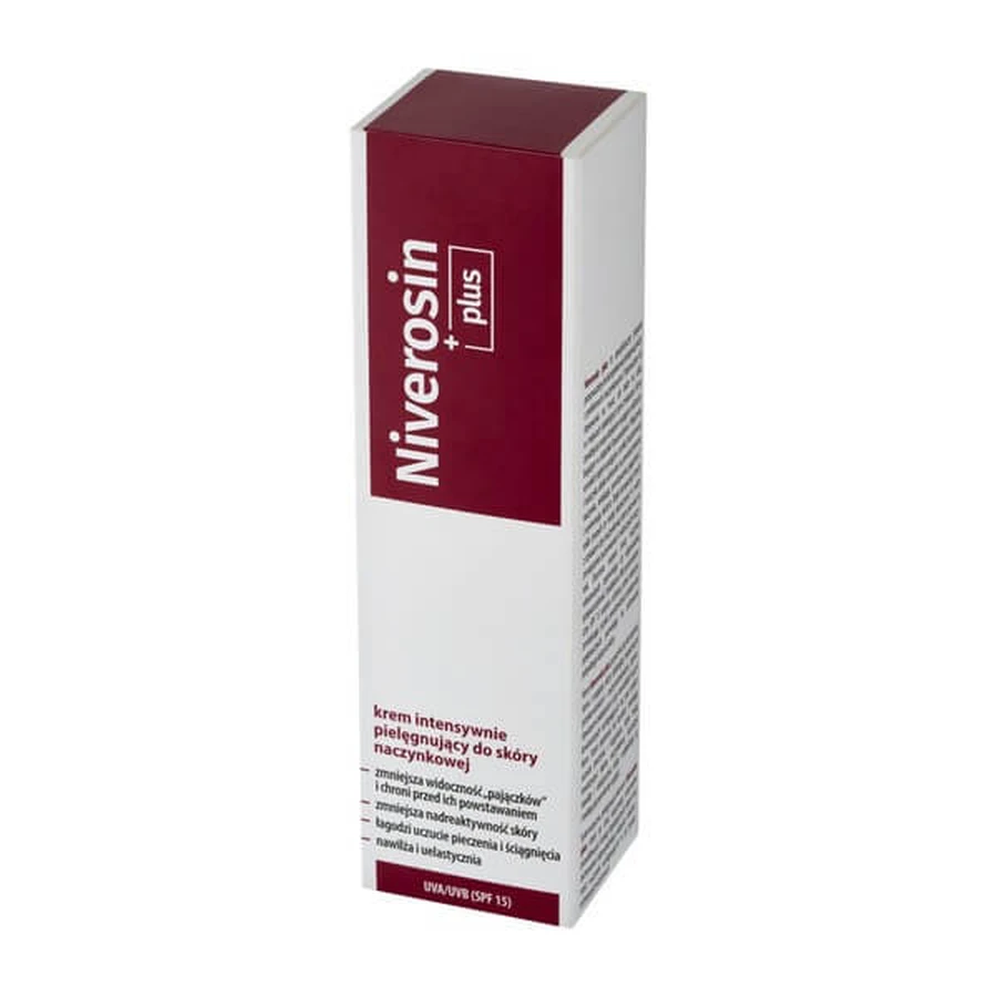 Niverosin Plus, intensive care cream for vascular skin SPF 15, 70 g