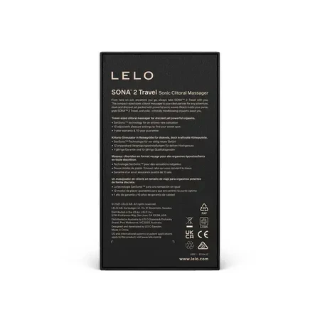 Lelo Sona 2 Travel Pink, compact sonic clitoral stimulator, 1 pc.