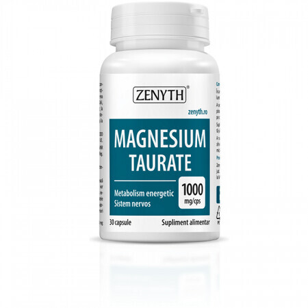 Magnesium Taurat, 30 Kapseln, Zenyth