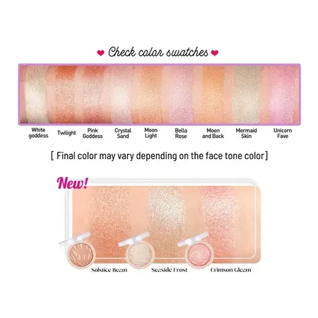 J.Cat Beauty, You Glow Girl, iluminator copt pentru față și corp, 112 Crimson Gleam, 8.5 g
