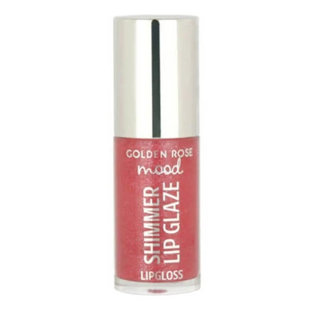 Golden Rose, Mood Shimmer Lip Glaze, luciu de buze cu sclipici, Nr. 252, 6 ml