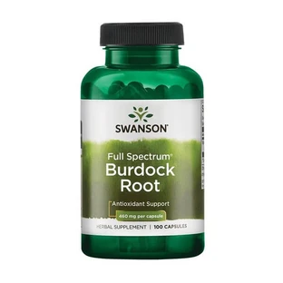 Swanson Radice di bardana a spettro completo, capsule, 100 pz.