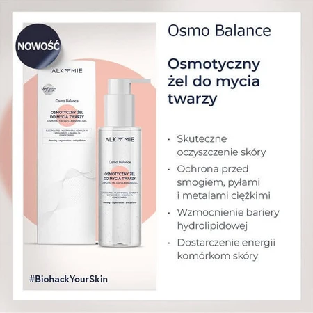 Alkmie Osmo Balance, gel osmotic de curățare facială, 100 ml