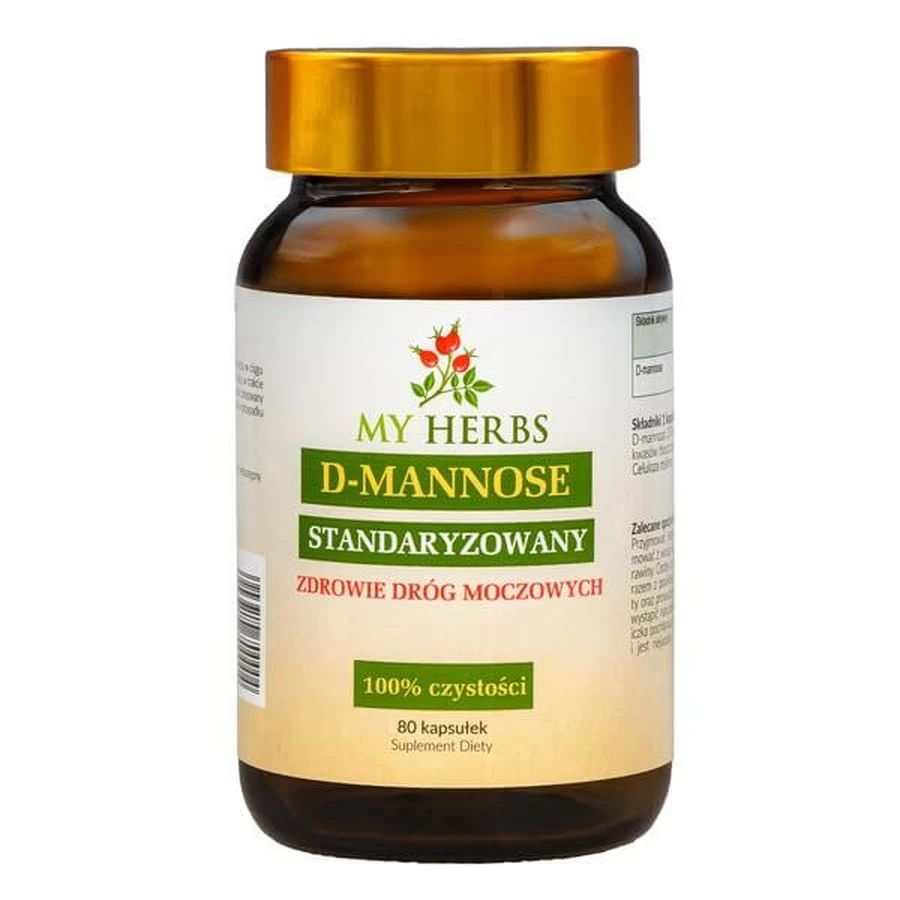 Bio Herbs, D-mannose, gélules, 80 pcs.