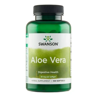 Swanson Aloë Vera, gelcapsules, 100 st.
