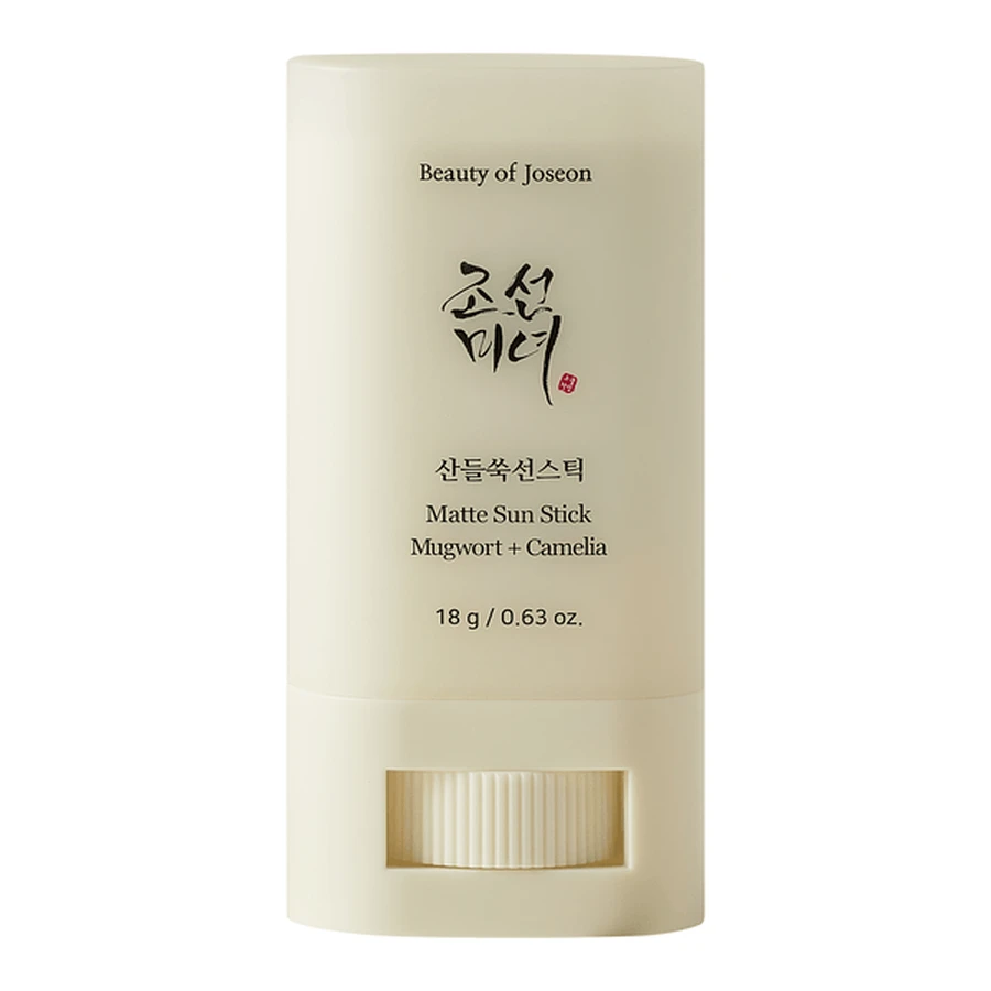 Beauty of Joseon Matte Sun Stick SPF 50+ PA++++, stick solar matifiant cu pelin și ceai verde, 18 g