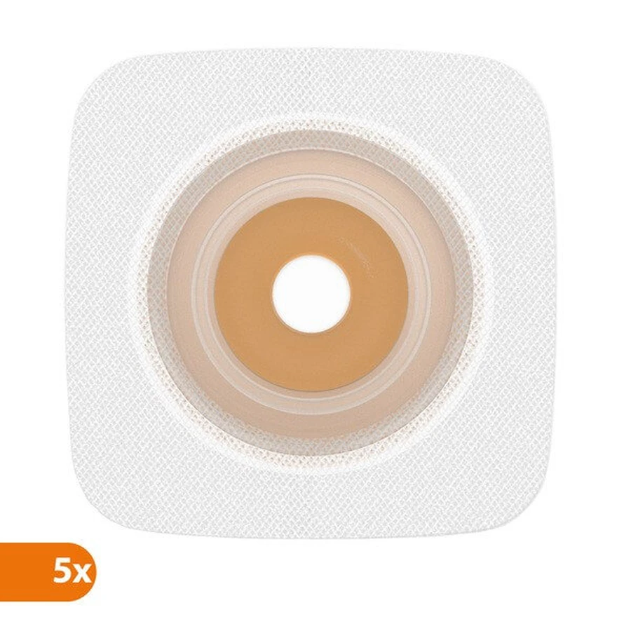 Natura Stomahesive, placă stoma, plastic, 45/13-22 mm, 5 buc.