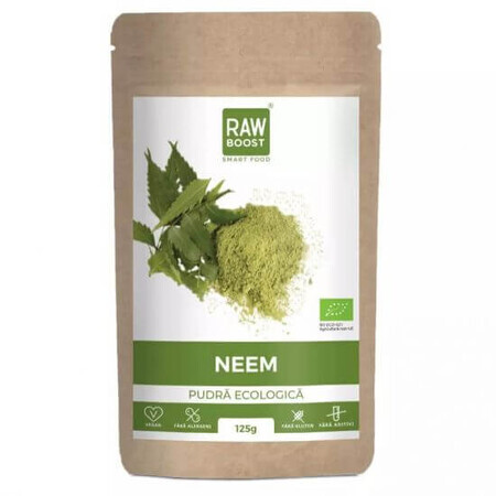 Neem Ecológico en Polvo, 125 g, RawBoost