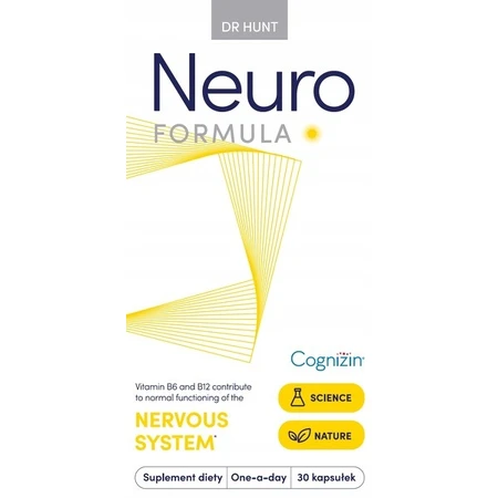 Dr. Hunt Neuro Formula, capsule rigide, 30 pezzi.