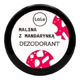 LaLe, deodorant în cremă, zmeură cu mandarină, 50 ml