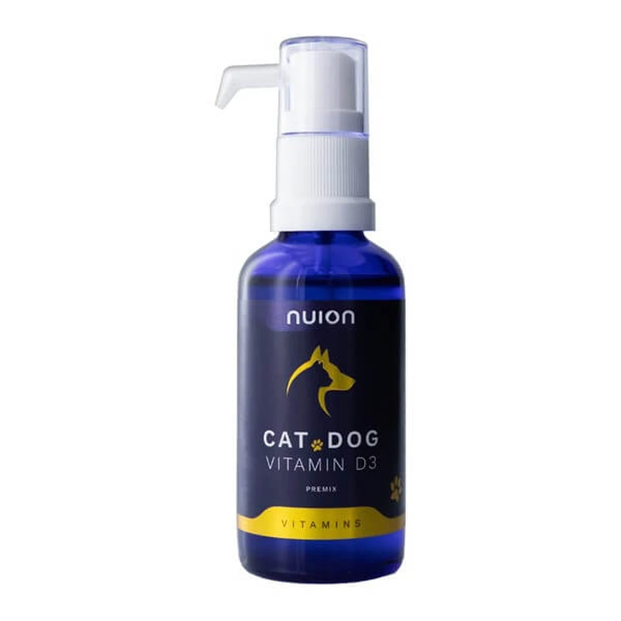 Nuion Cat &amp; Dog Vitamina D3, gotas, 50 ml.
