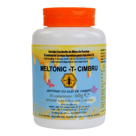 Meltonic T Tomillo, 50 comprimidos, Instituto de la Abeja