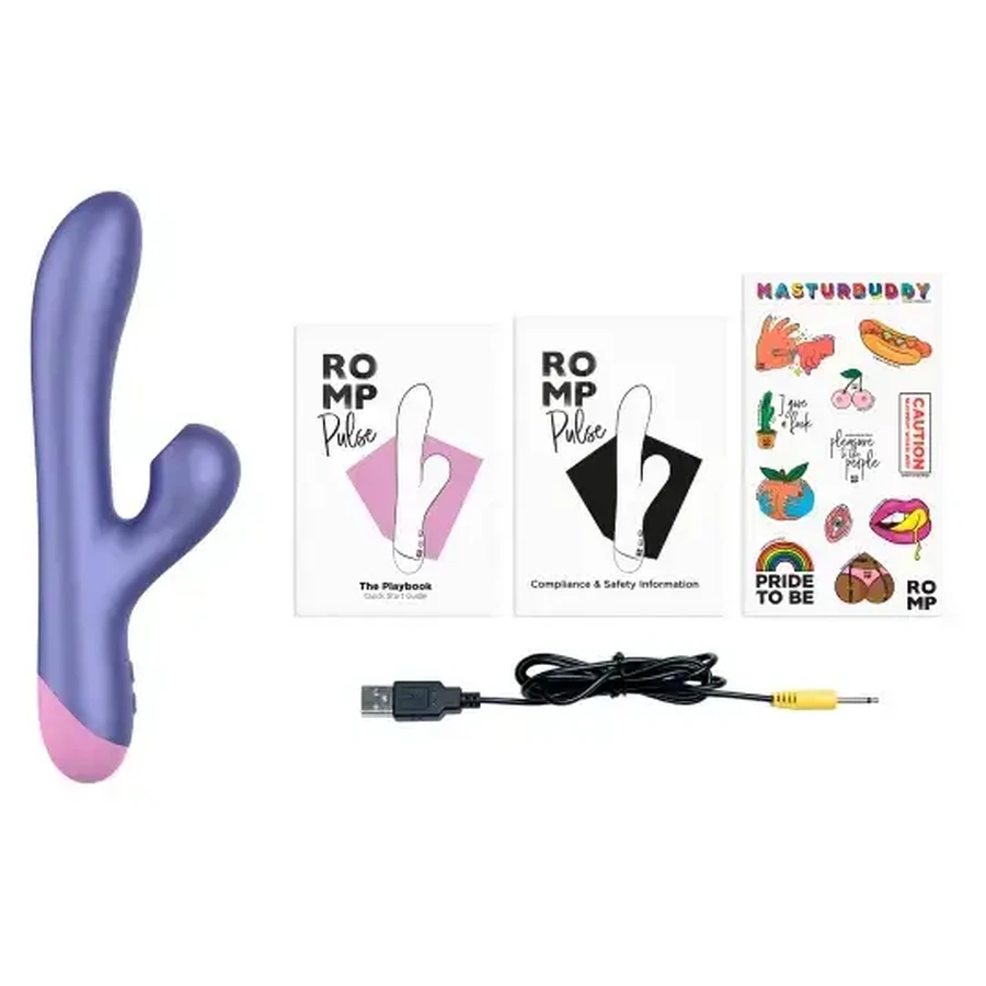 Romp Pulse, vibratore coniglietto, 1 pezzo.