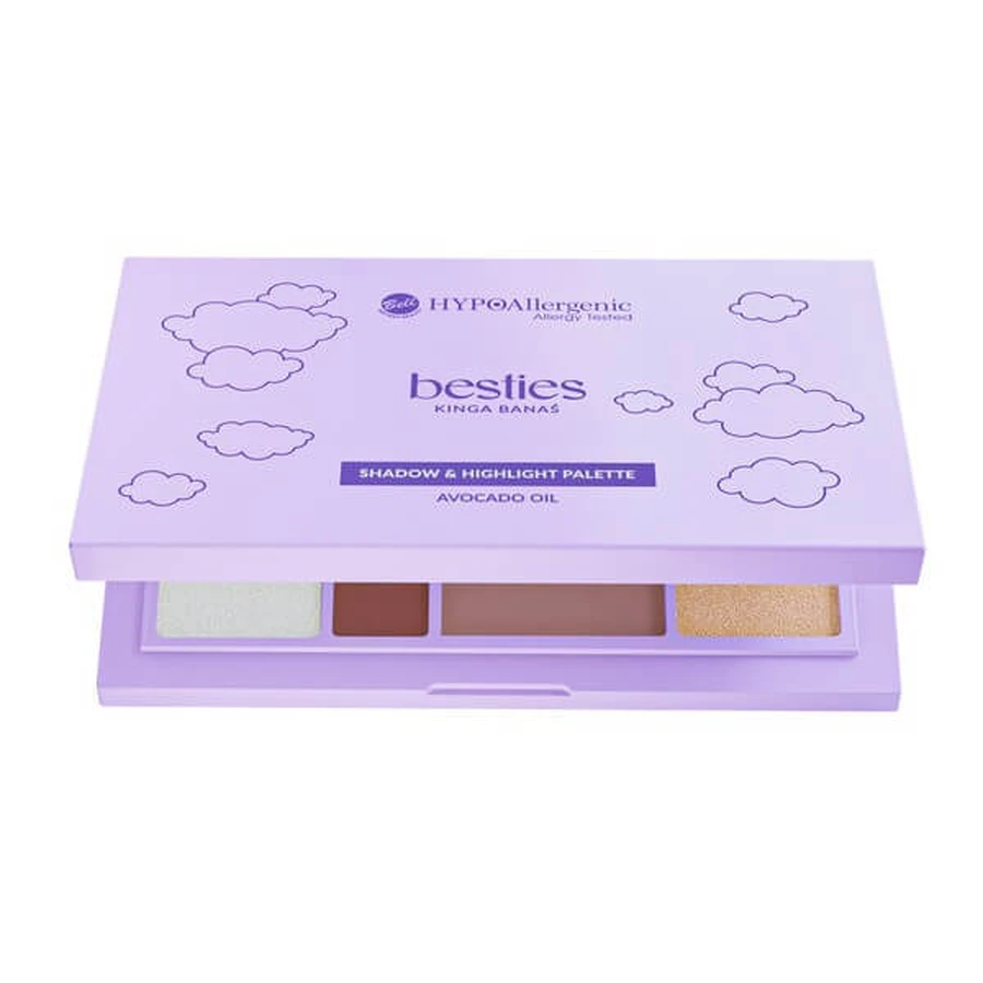 Bell HypoAllergenic x Besties, Lidschatten- und Highlighter-Set für das Gesicht, 15,5 g