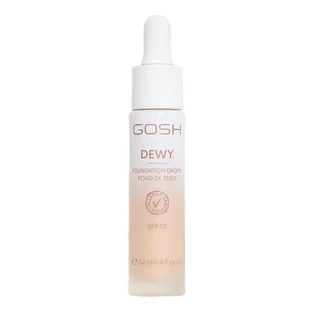 Gosh Dewy Foundation Drops, illuminating foundation drops SPF 15, 004 Fair, 12 ml