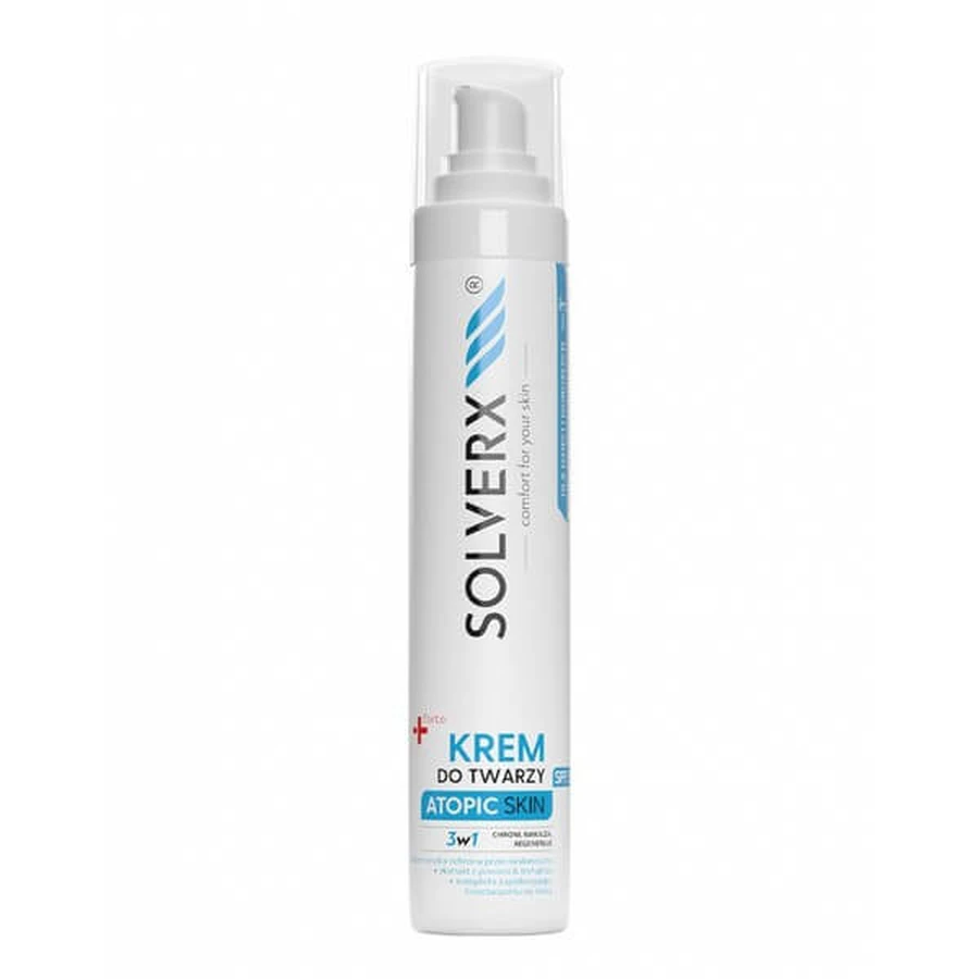 Solverx Atopic Skin, cremă de față SPF50+, 50 ml