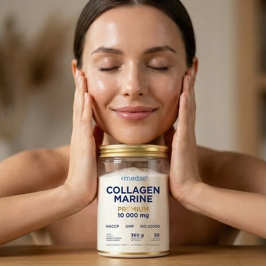 Medso Colágeno Marino Premium 10.000 mg, polvo, sabor mango-citrus, 360 g
