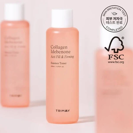 Trimay Collagen Idebenone, essence tonique raffermissante, 200 ml