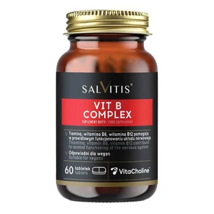 Salvitis Vit B Complex, comprimés pelliculés, 60 pcs.