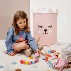 Sipo, Spielzeug-Mülleimer-Bär rosa, 1 Stk.